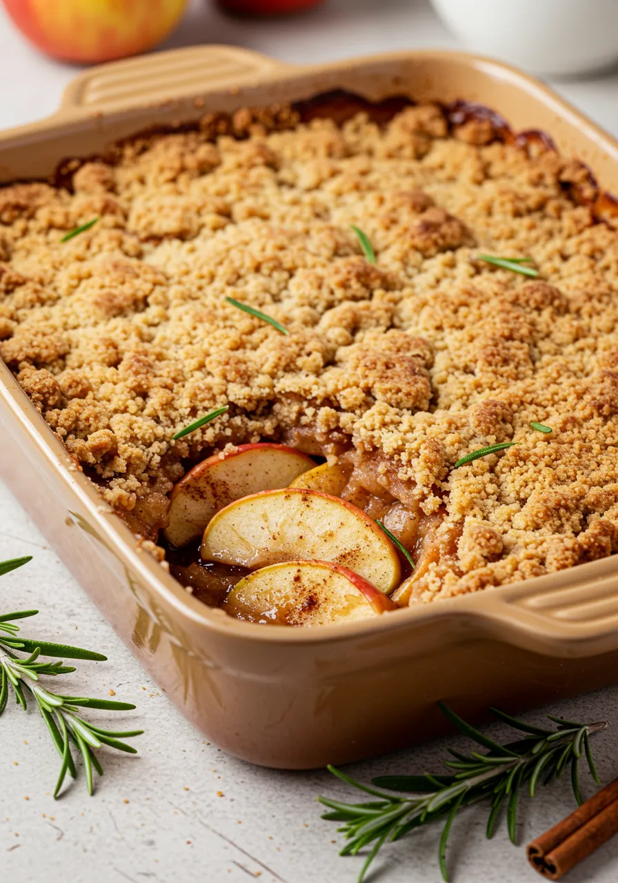 Quick Apple Crumble